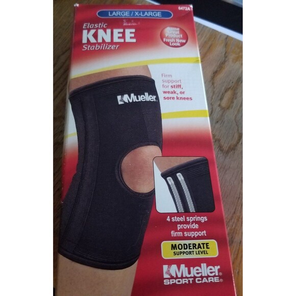 Mueller sport care knee moderate support elastic knee stabilizer size large nib - Picture 1 of 8